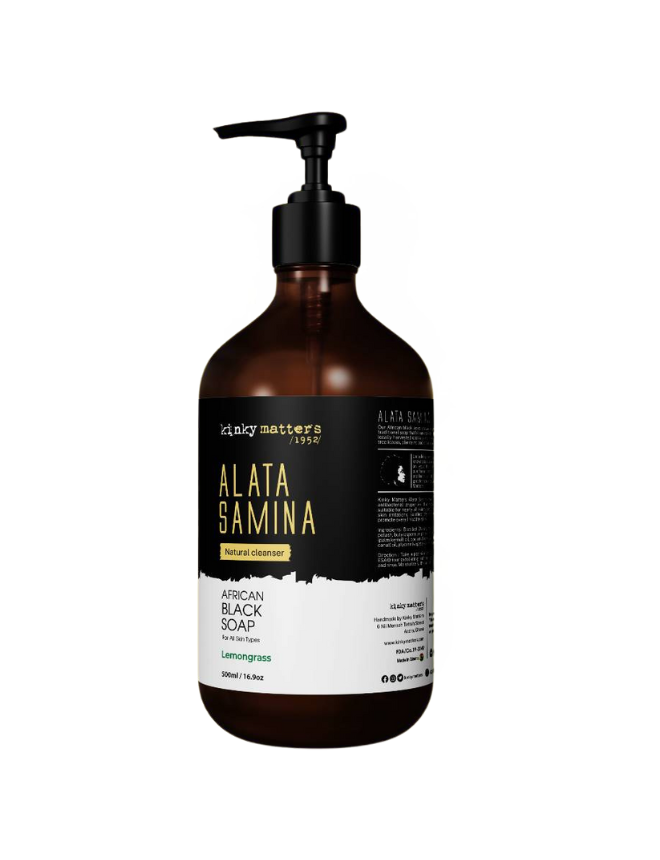 Second image of Alata Samina ( black soap) body Wash