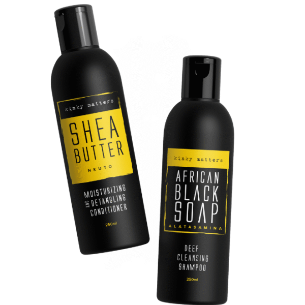African Black Soap & Shea Butter Shampoo and Conditioner