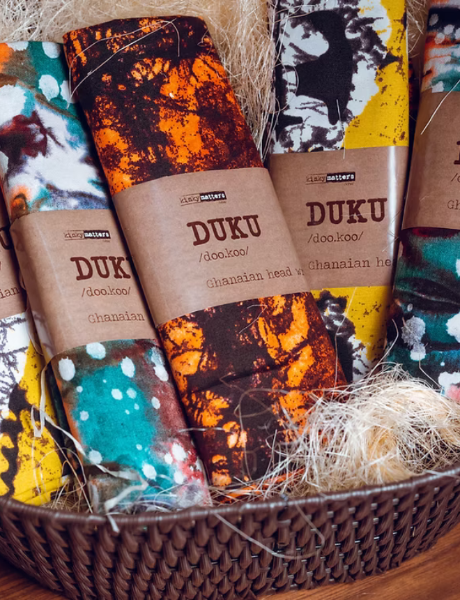 Duku ( Ghanaian Head wrap)